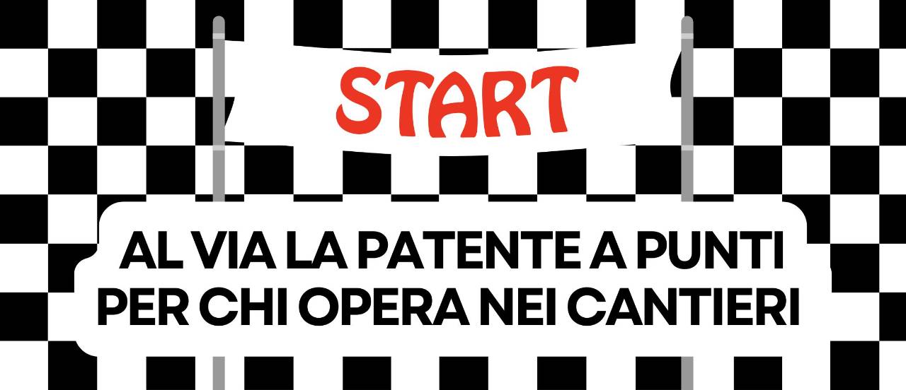 AL VIA LA PATENTE A PUNTI PER CHI OPERA NEI CANTIERI